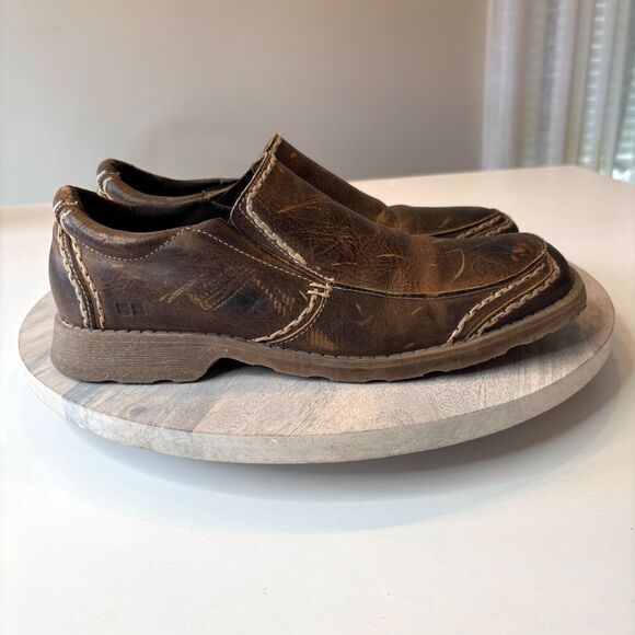 Bed Stu Shoes Men\'s Brown Slip On Casual Brown Leather Loafer Shoes US Size 9.5 main image 4